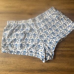 Roller Rabbit blue monkey shorts L Large